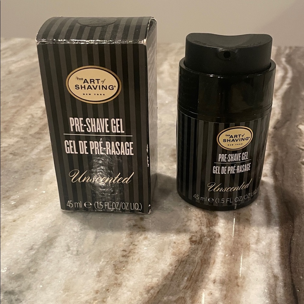 The Art of Shaving Unscented Pre-Shave Gel - Black